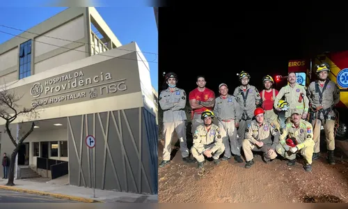 Homem que caiu em silo já teve alta do hospital e passa bem