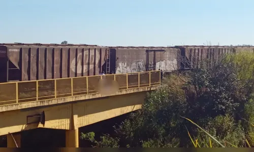 Idoso morre ao ser atingido por trem no viaduto da BR-376 em Cambira