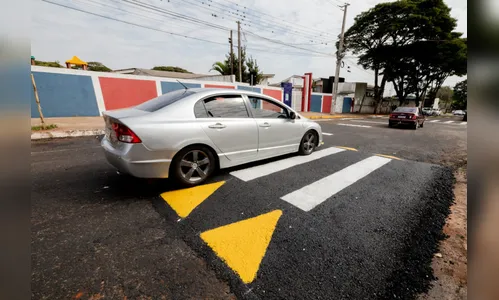 Vila Reis ganha faixa elevada em frente Escola José de Alencar