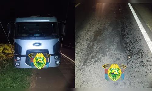 Jovem de 18 anos morre após ser atropelada por carreta na PR-090