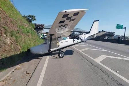 O avião havia decolado do aeroclube de Itanhaém