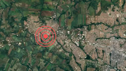 O fenômeno atingiu a magnitude 1,6 na Escala Richter