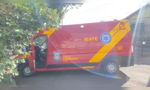 Pedreiro fica ferido após ser atingido na perna por esmeril