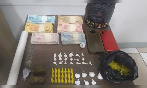 PM prende três homens e apreende crack, cocaína e maconha em Apucarana