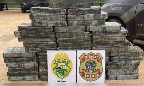 PF e BPFron apreendem mais de 400 kg de maconha