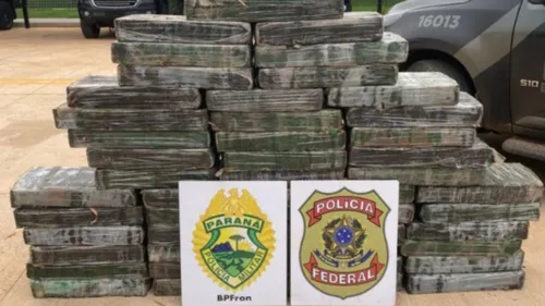 PF e BPFron apreendem mais de 400 kg de maconha