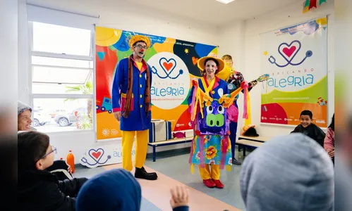 Pacientes de hospital infantil entram no clima de festa junina