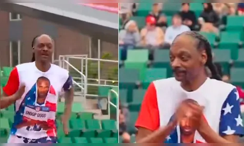 Tem esse pique? Snoop Dogg diverte ao correr em seletiva olímpica