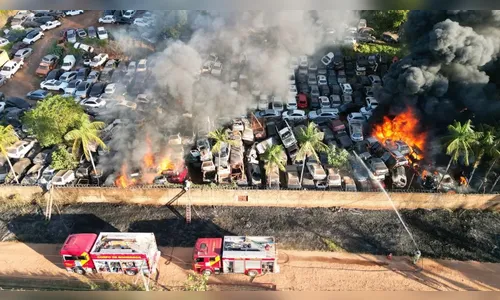 Homem que incendiou pátio da PCPR em Londrina é indiciado