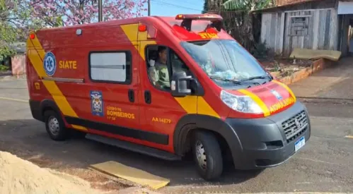 Siate, do Corpo de Bombeiros, foi ao local