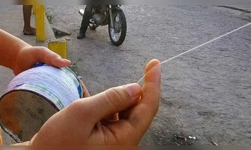 Casal chama PM após ser atingido por linha com cerol em Apucarana