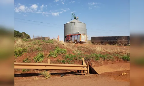 Trabalhador cai em silo em Marilândia do Sul; aeromédico é acionado