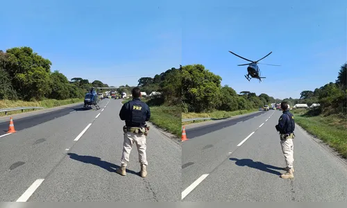 Motorista fica gravemente ferido após ser ejetado de veículo na BR-277