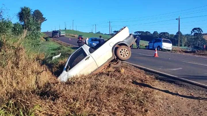 Acidente foi na manhã desta segunda em Manoel Ribas