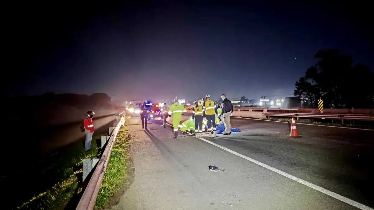 Acidente foi na região de  São José dos Pinhais