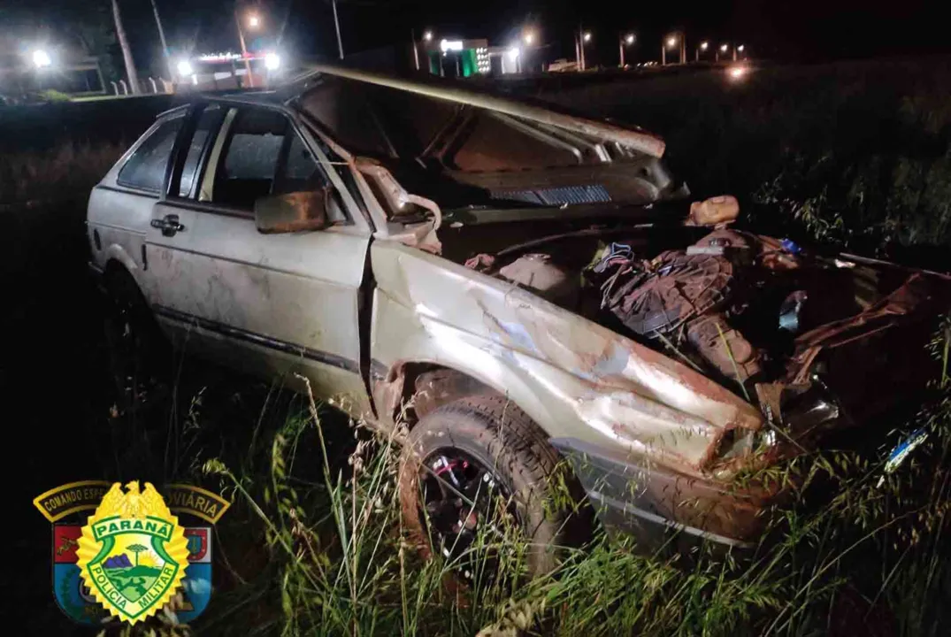 Acidente foi por volta das 23h30 3m frente a Cocaria