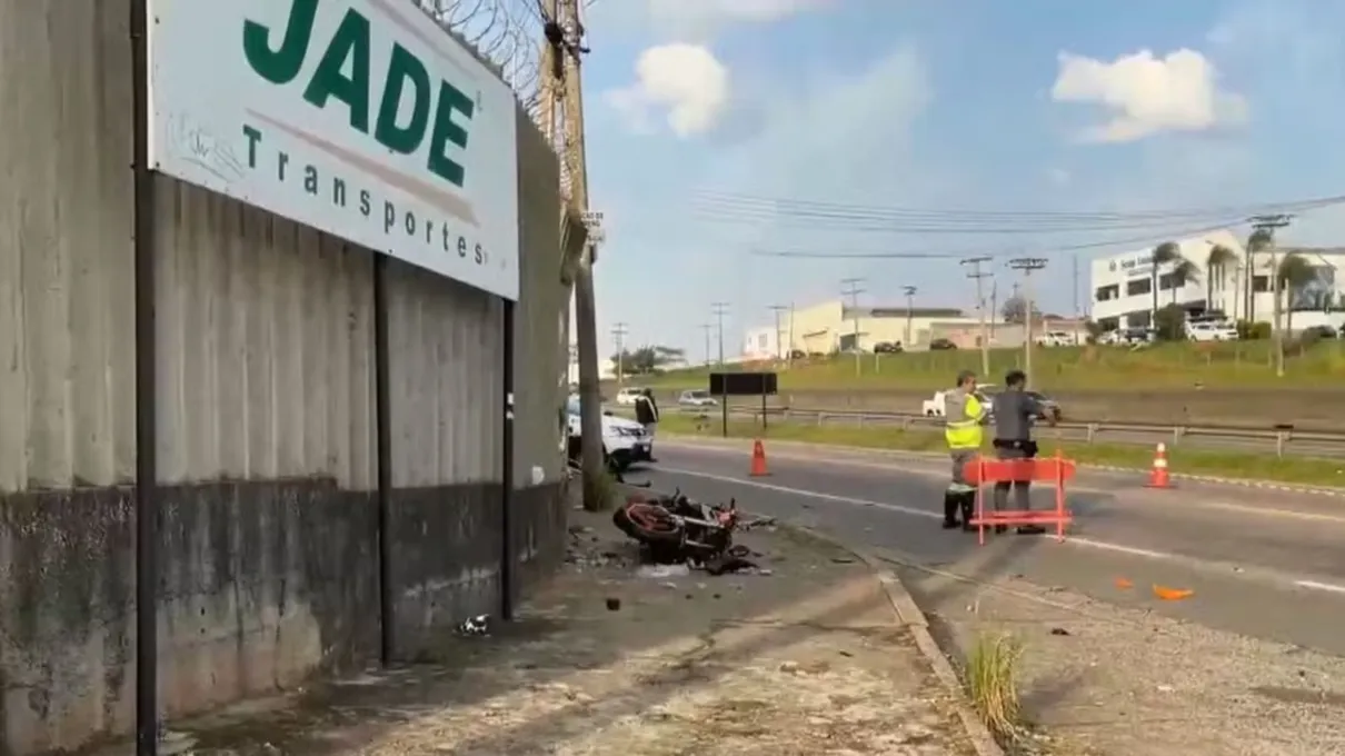 Acidente na Rua Gustavo Orsoline