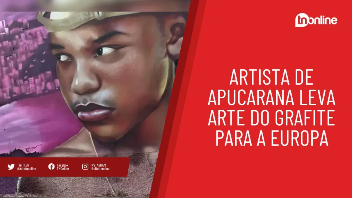 Artista de Apucarana leva arte do grafite para a Europa