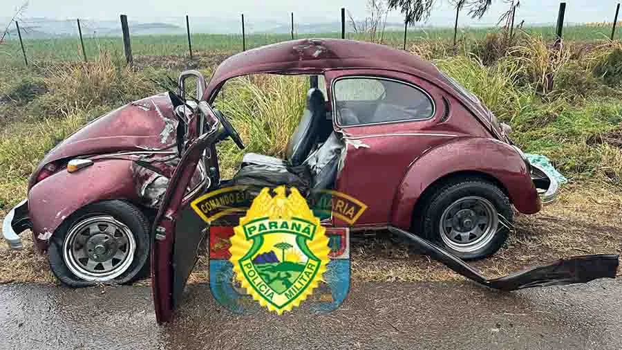 Colisão aconteceu por volta das 13h45