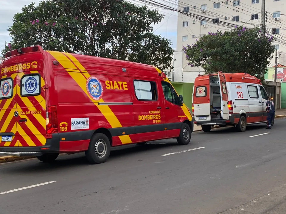 Corpo de Bombeiros e Samu foram acionados