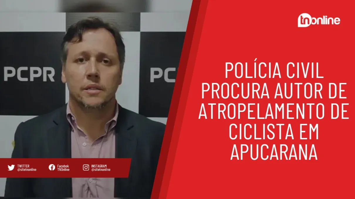 Delegado fala sobre caso de atropelamento de ciclista