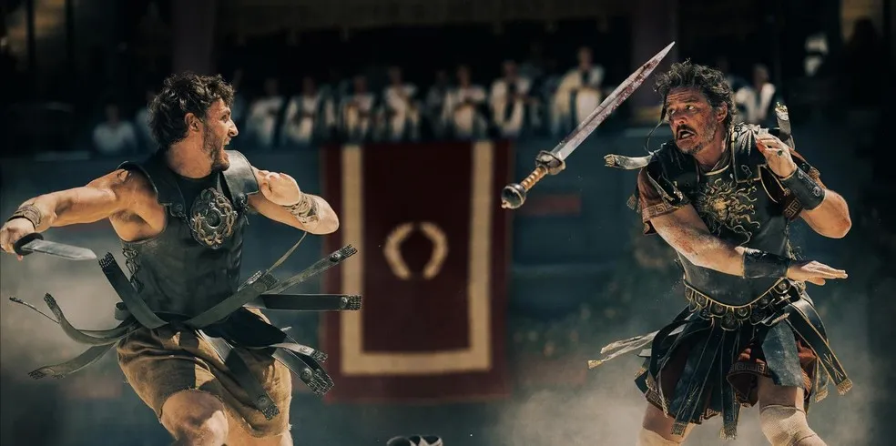 "Gladiador II" continua a saga épica de poder, intriga e vingança