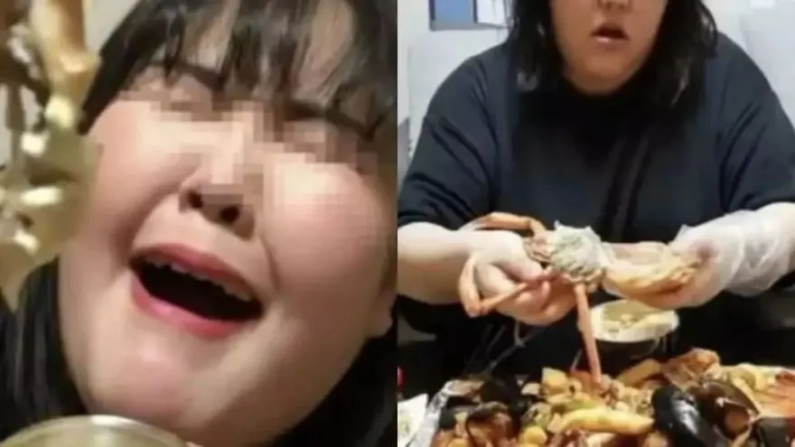 Influenciadora morre tentando comer 10 kg de comida durante live