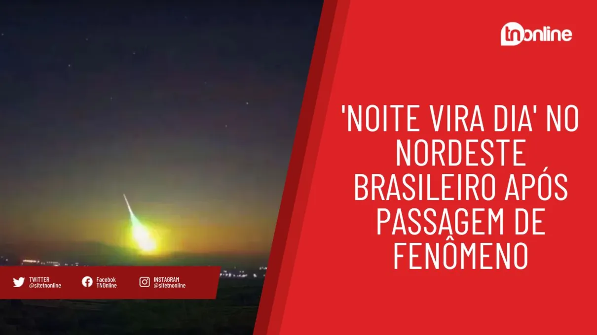 'Noite vira dia' no nordeste brasileiro após passagem de fenômeno