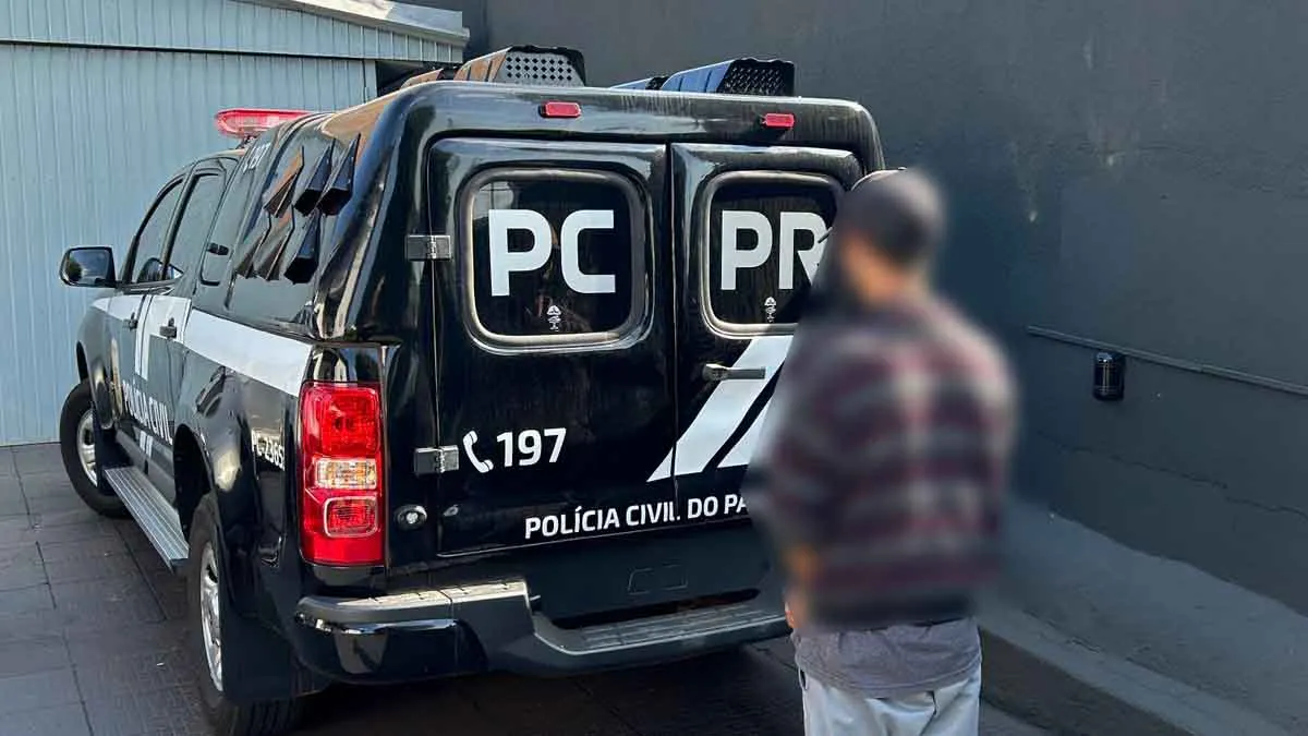 O detido foi localizado pelos agentes no distrito de Jacutinga