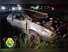 Motorista fica ferido após capotamento na PR-272 em Faxinal