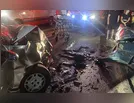 Grave acidente na PR-466 deixa duas pessoas feridas em Jardim Alegre