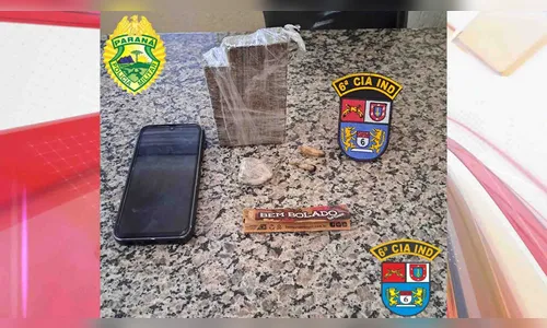 Polícia Militar apreende maconha e prende suspeito em São João do Ivaí