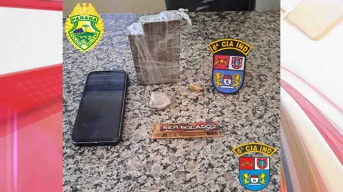 A apreensão ocorreu na Av. Itaipu no centro da cidade