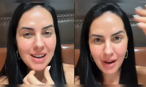 A influenciadora Graciele Lacerda usou as redes sociais para compartilhar novos relatos sobre sua gestação