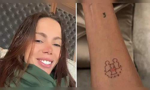 A nova tatuagem foi feita nesta última sexta-feira (5)