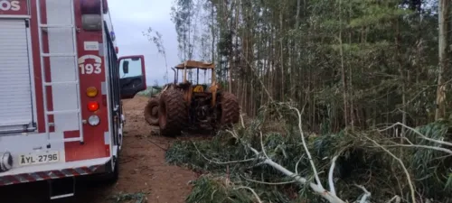 A tragédia ocorreu na área rural de Marmeleiro