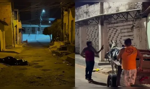 'Rabecão' quebra e homem assassinado é levado de carroça ao IML