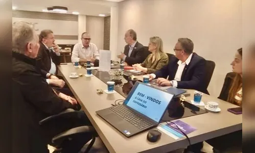 Diretoria da Acia visita Associação Comercial de Cascavel