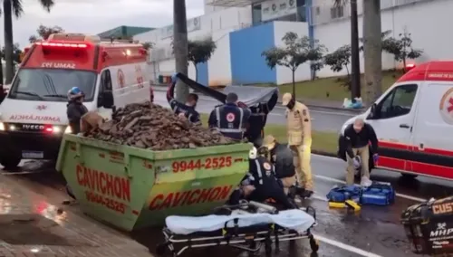 Acidente aconteceu na Avenida Brasil