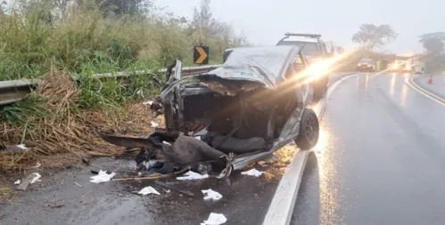 Acidente ocorreu na tarde desta segunda-feira (08)