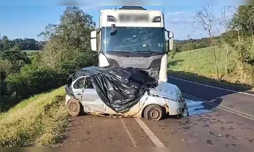 Acidente na BR-163 deixa duas vítimas fatais e uma ferida no Paraná