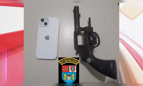 Envolvido em roubo é preso e PM apreende revólver em Mauá da Serra