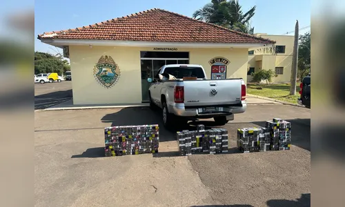 Caminhonete Amarok com mais de 1,6 mil pods é apreendida em Arapongas