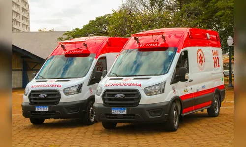 Arapongas entrega mais seis ambulâncias para a Saúde