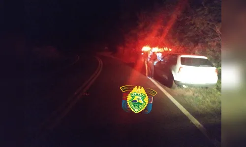 Motorista de 87 anos atropela pedestre na PR-539 em Rio Bom