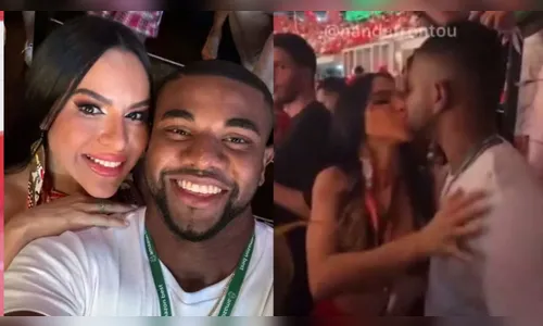 Beijo entre Davi e Tamires Assis aconteceu durante live