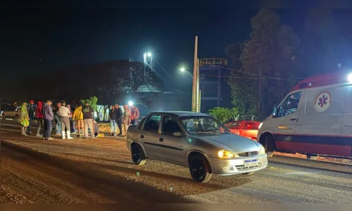 Samu atende motociclista com ferimentos graves após acidente na PR-082