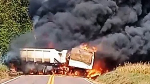 Colisão ocorreu na PR-180 na tarde de quarta-feira