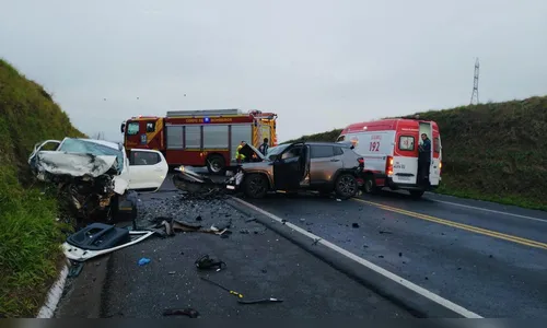 Acidente na BR-277 em Guarapuava deixa uma vítima fatal e dois feridos