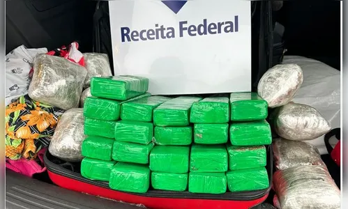 Receita Federal apreende 15 kg de maconha e 8 kg de skunk em Arapongas